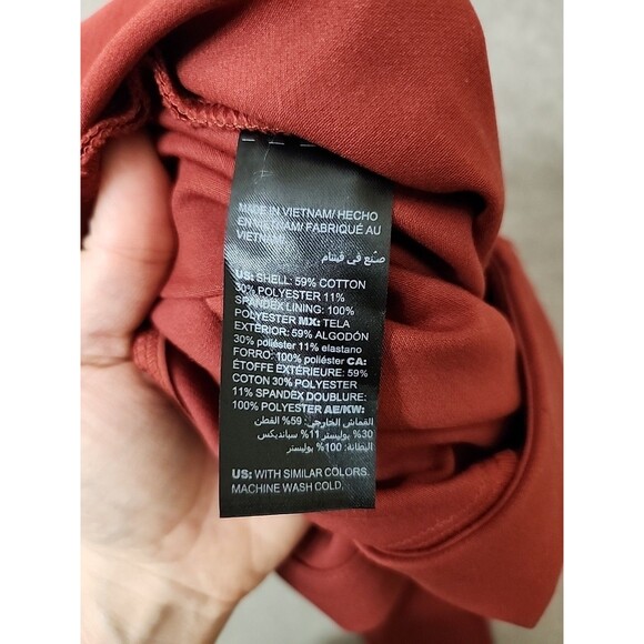 WHBM Skinny Ankle Dress Pants Womens 8 Brick Red Side Zip Stretch Career NEW - Picture 8 of 9
